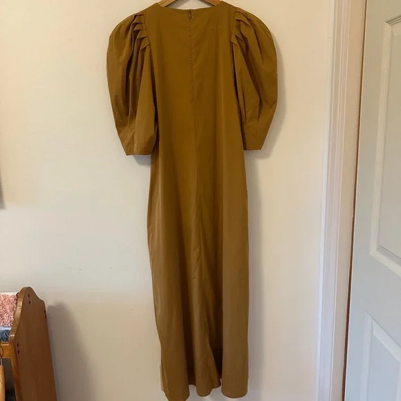 Mr. Larkin Molly Puff Sleeve Modern Weaving Dress in Sierra | Size Small - Picture 5 of 9